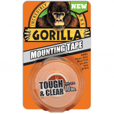 Gorilla Heavy Duty Mounting Tape Clear 25mm x 1.5 Metre