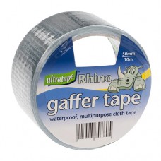 Ultratape Rhino Cloth Gaffer Tape 50mm x 10metres - Silver