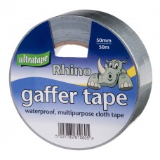 Ultratape Rhino Cloth Gaffer Tape 50mm x 50metres - Silver