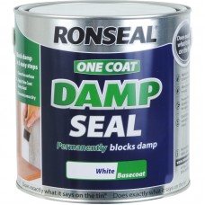 Ronseal 2.5 Litre One Coat Damp Seal Paint White
