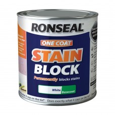 Ronseal 2.5 Litre One Coat Stain Block White