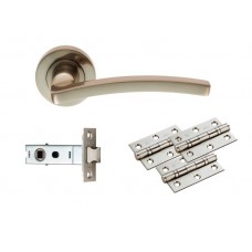 Tavira Ultimate Door Lever Handle Pack Set - Satin Nickel