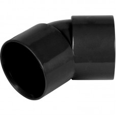 32mm Solvent Weld 45° Offset Bend Black